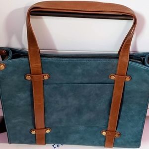 Teal Convertible Tote